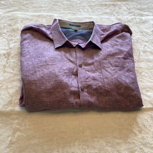 Mens Ted Baker Long Sleeve Dress Shirt. Size 7.